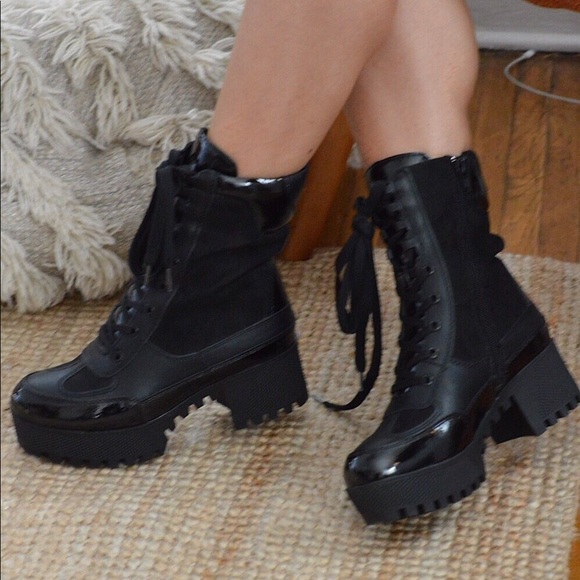 Shoes - Platform Combat Boot